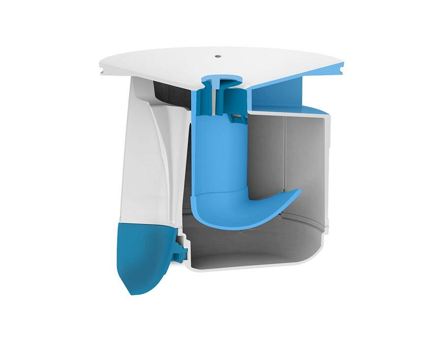 Falcon Velocity™ Waterless Urinal Cartridges S6282 | Sectional Drawing