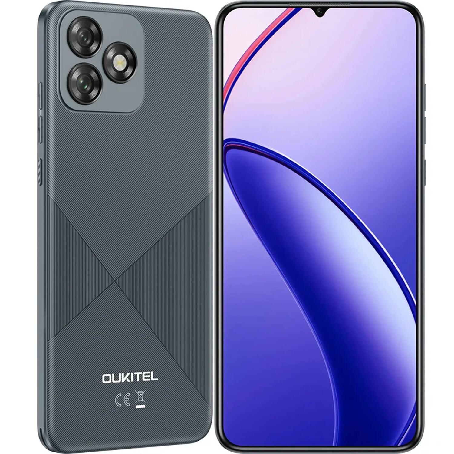 OUKITEL C57S 8GB/64GB スマートフォン ブラック Oukitel C57s 6.52-inch 4300mAh Battery 9.4mm Ultra-thin Body