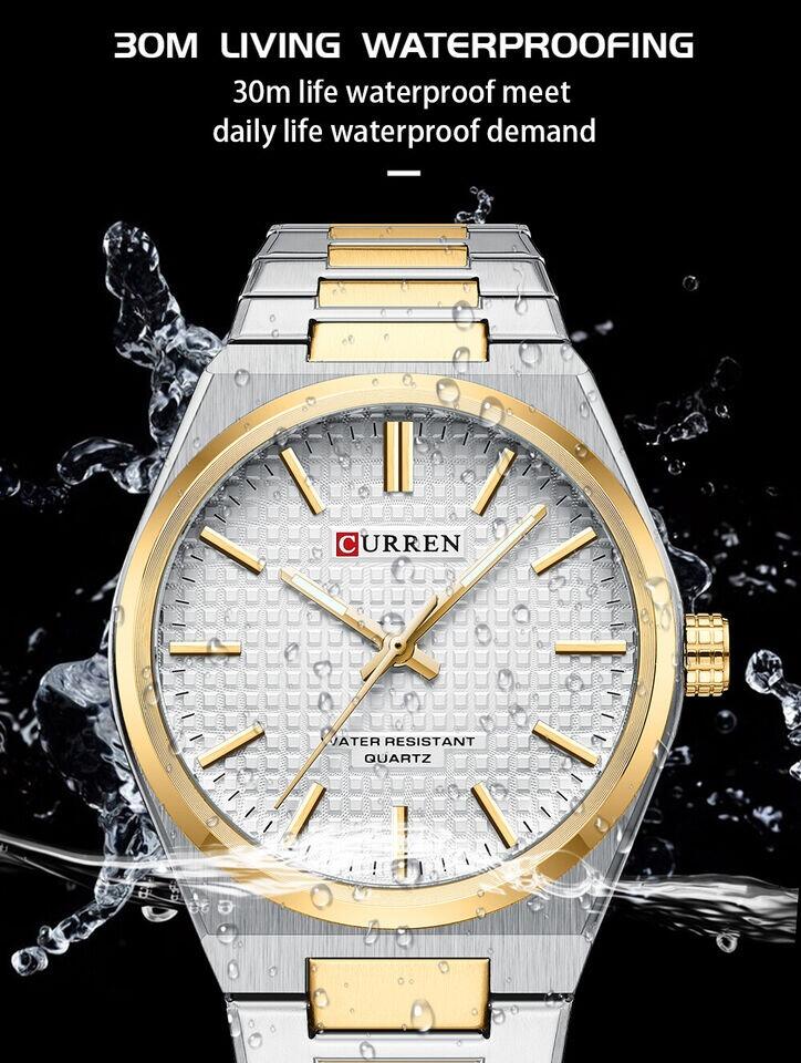 Unisex Luxury Curren Stainless Steel Watches