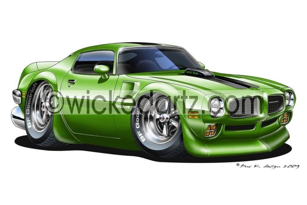 Pontiac Firebird Trans Am Green DK Items from 950