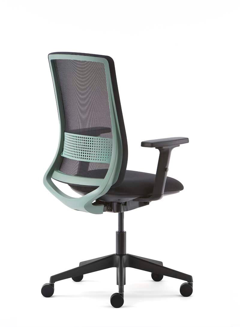 Aria Office Chair with Green Back Frame