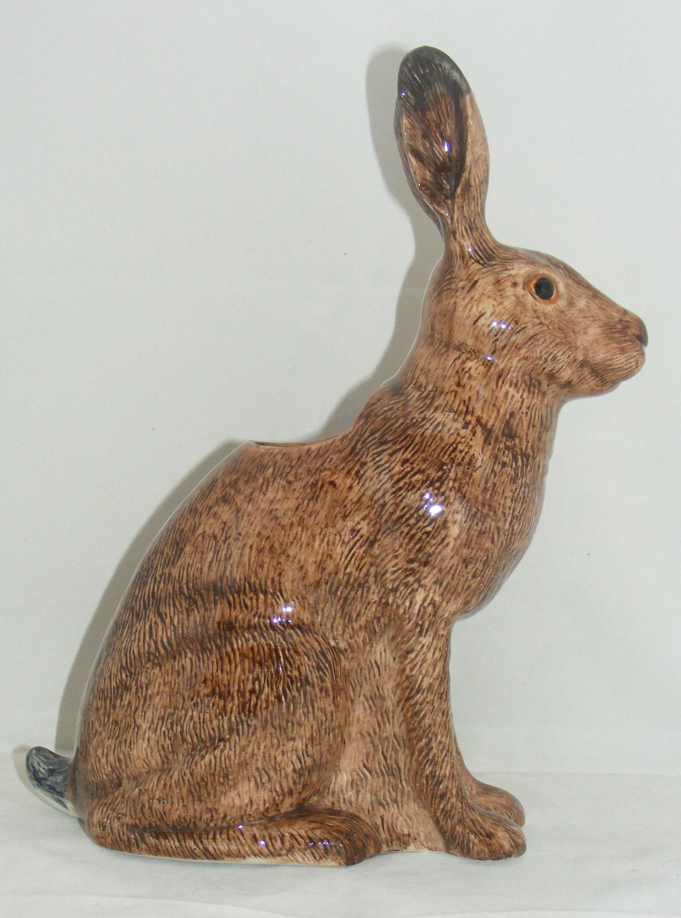 Quail Ceramics Hare Flower Vase 955