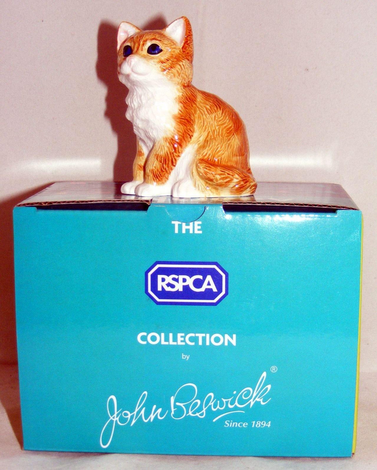 John Beswick RSPCA Animal Figure The Adorables Kitten Ginger JBTA5GIN