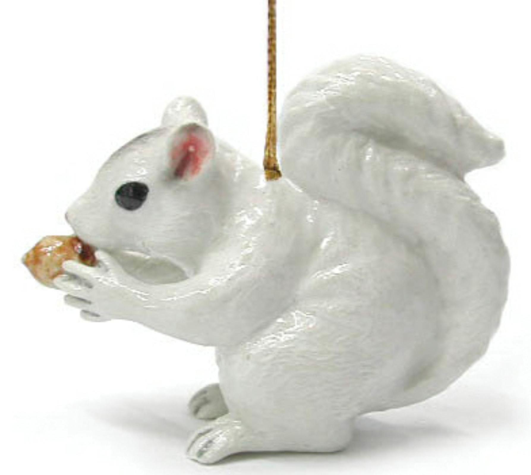 white squirrel christmas decoration