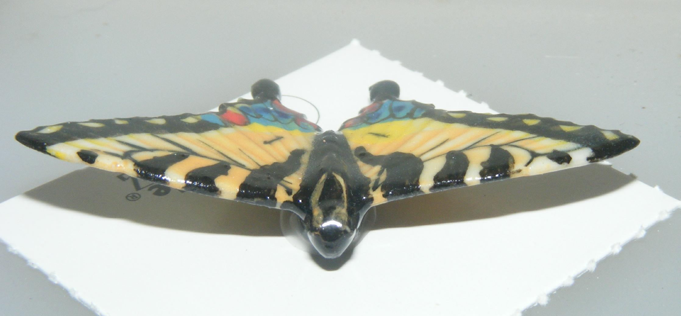 Little Critterz Miniature Porcelain Animal Swallowtail Butterfly 