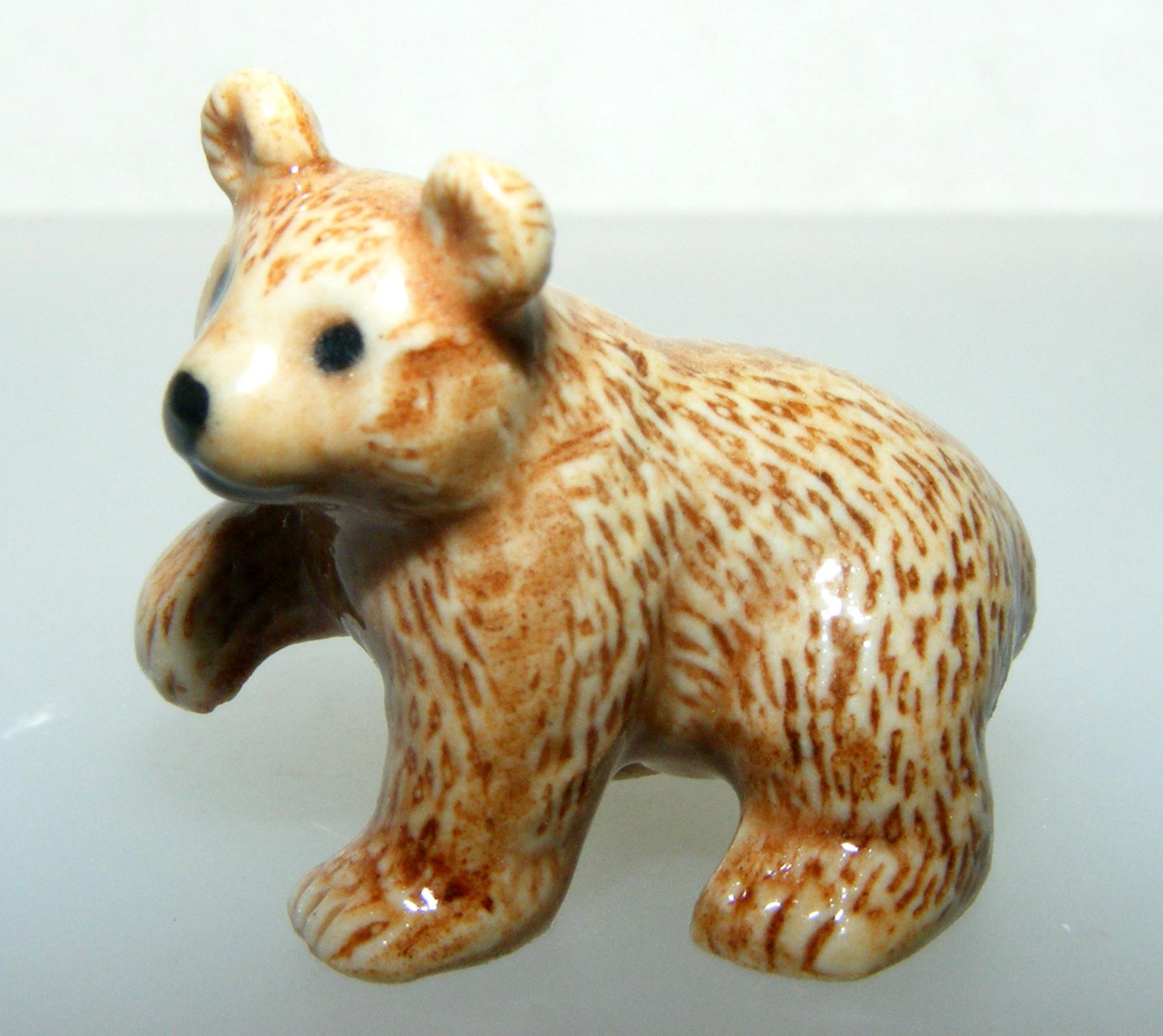Klima Miniature Porcelain Animal Figures Set of 3 Mini Teddy Bears X895