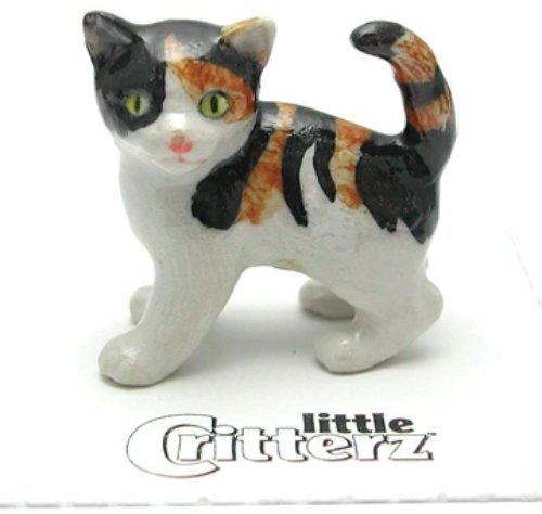 LITTLE CRITTERZ CAT "SPIRIT" MARBLE BENGAL KITTEN FIGURINE BOX *Mint Condition* 
