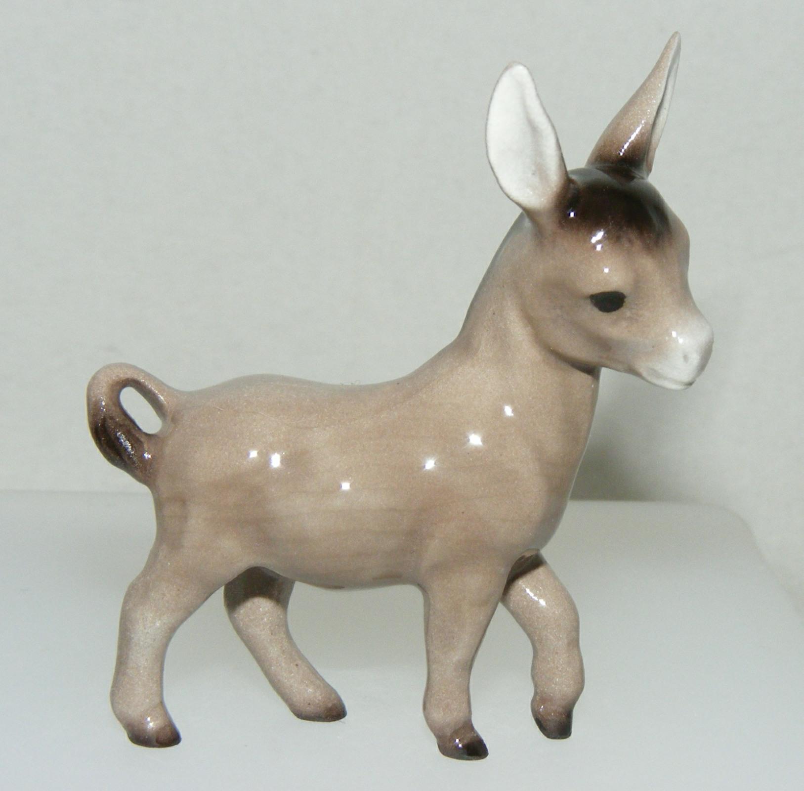 HagenRemaker Miniature Ceramic Animal Figure Burro (Donkey) 20