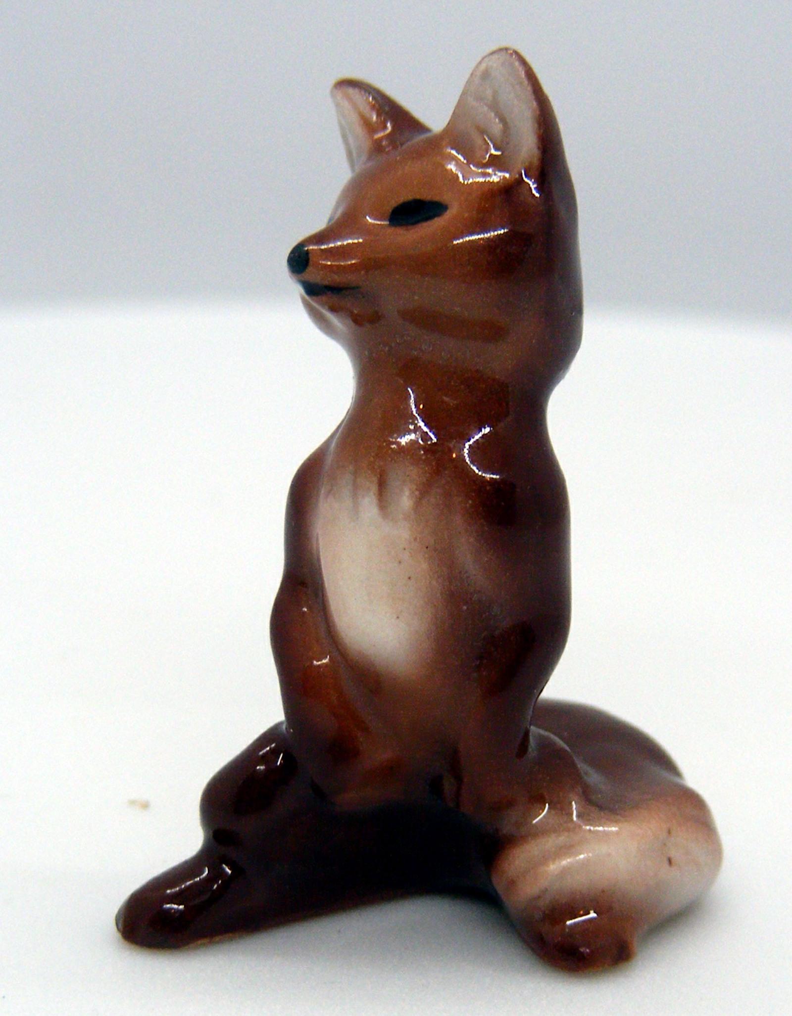 Hagen-Renaker Miniature Ceramic Animal Figure Papa Fox 179