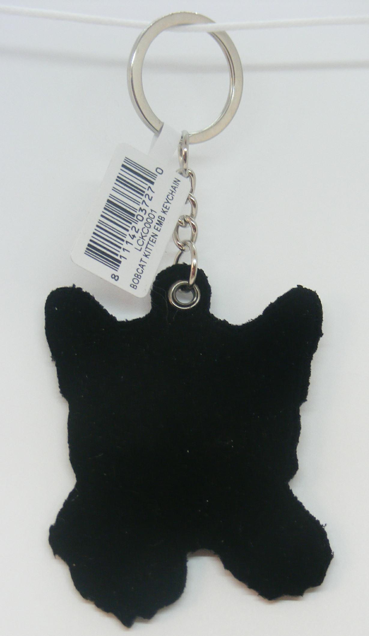Little Critterz Embroidered Bobcat Key Chain/Keyring LCKC0001