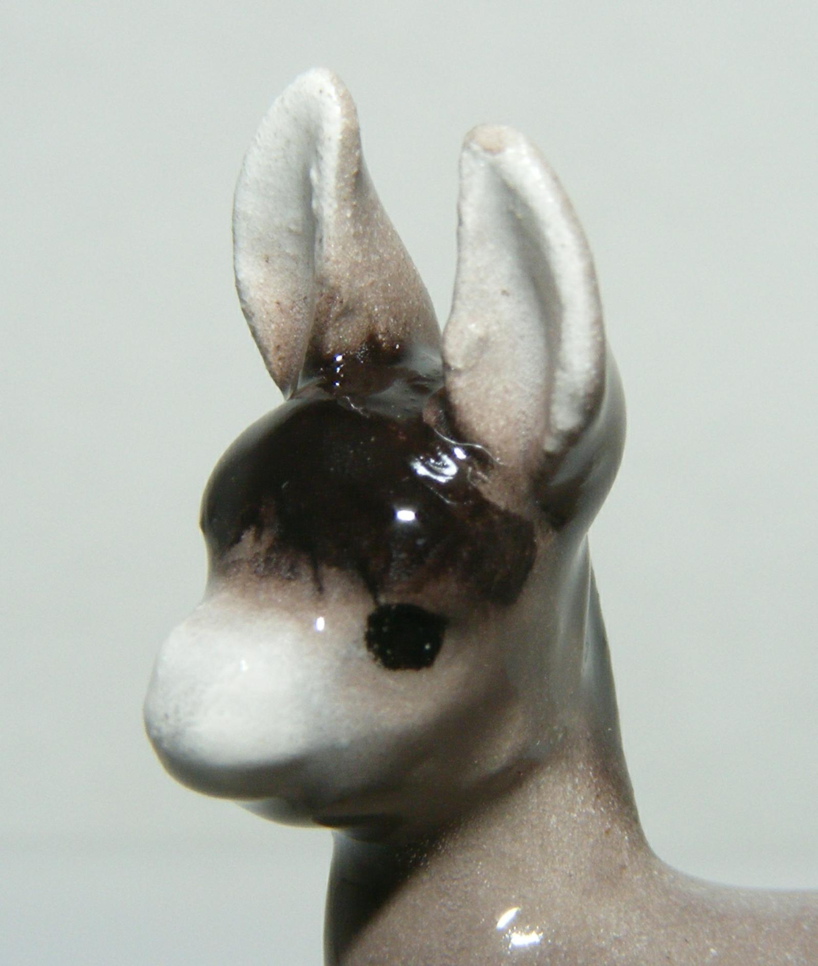 Hagen-Remaker Miniature Ceramic Animal Figure Baby Burro