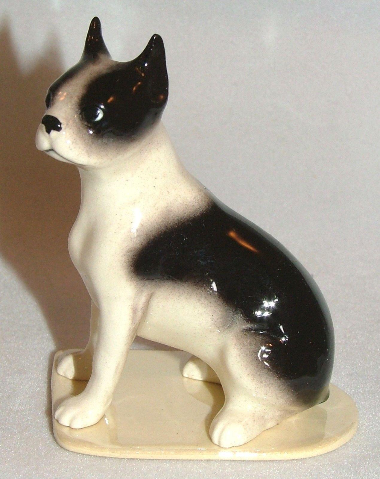 Hagen-renaker Ceramic Animal Figure Pedigree Boston Terrier 1008