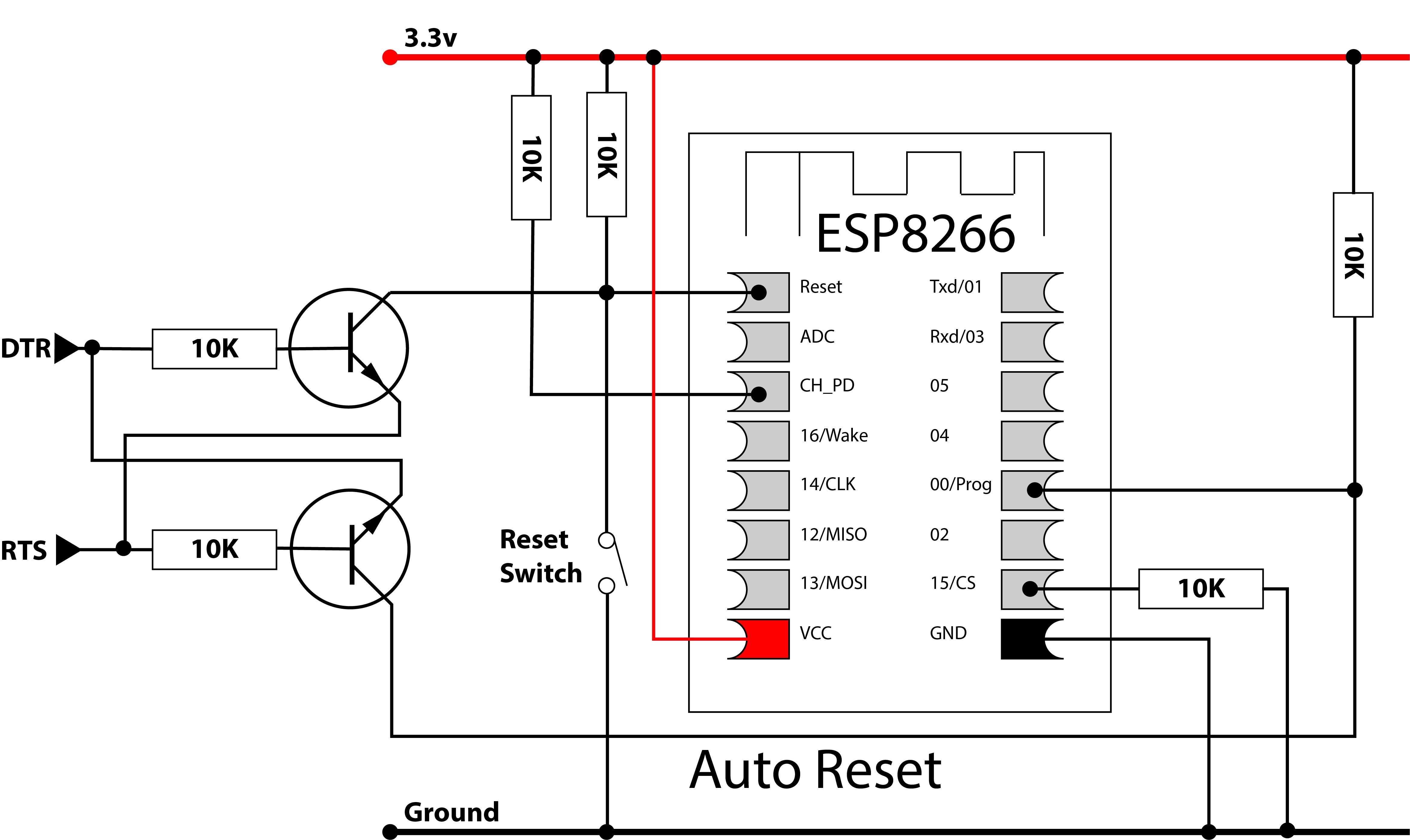 esp8266 12e module pinout arduino mega flash