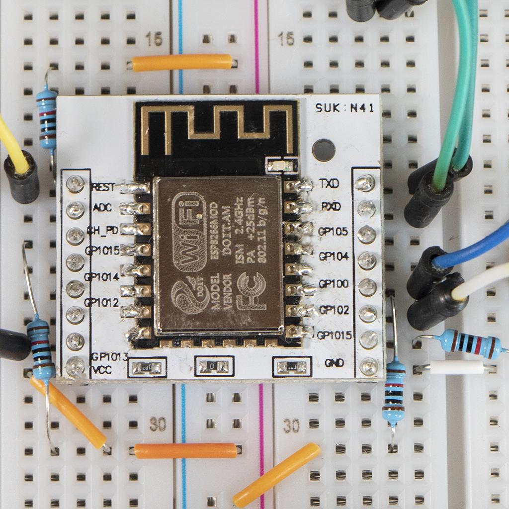 excusa recepción Himno ESP8266 12F Self Contained WiFi Module - Connecting and Programming Guide