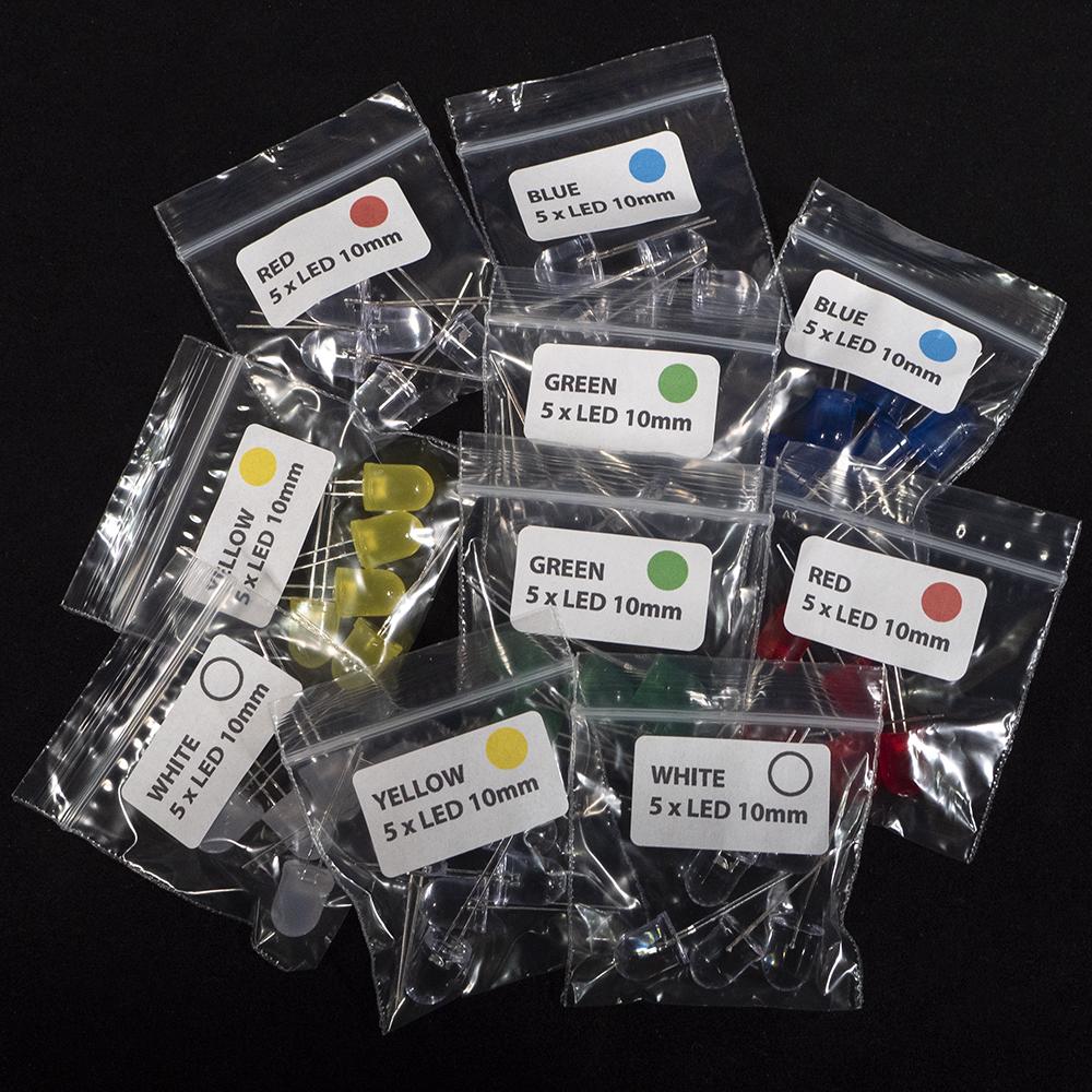 10mm LED Mix Packs
