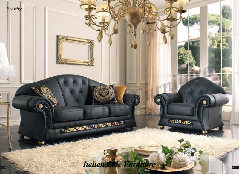 Prestige 3 1 Italian Leather Sofa Set, Italian Style Leather Sofa