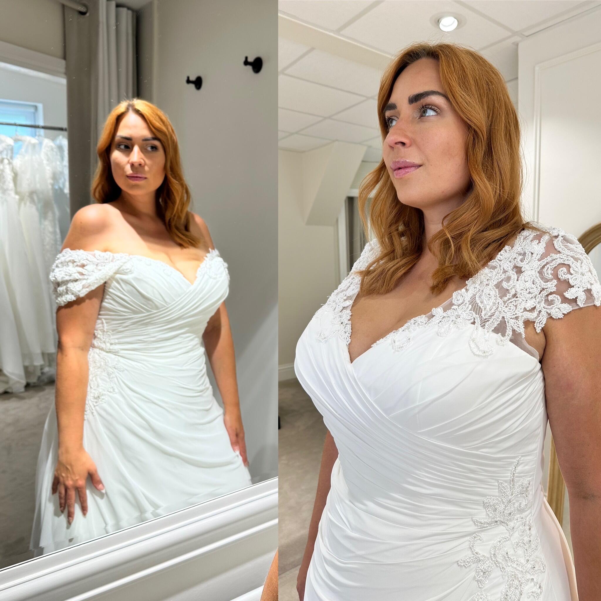 Elegant wedding dresses plus size
