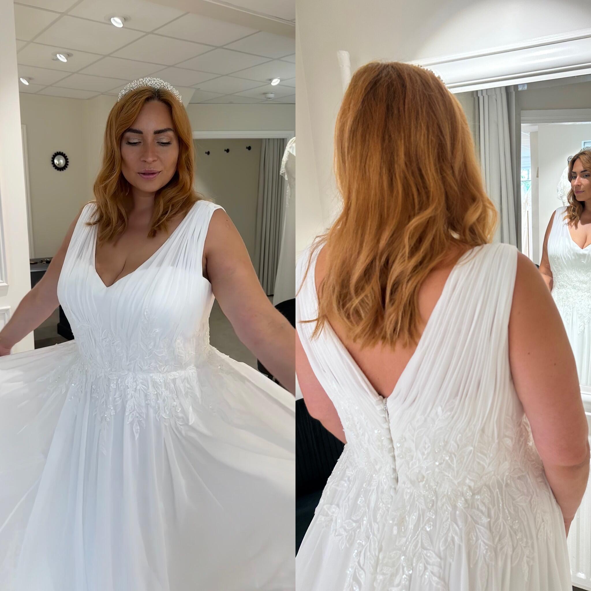Beach wedding dresses for plus size