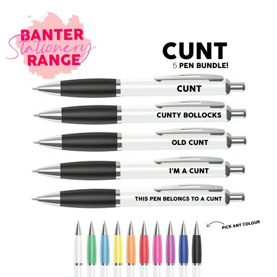 SWEARY PENS / Funny Rude Pens / Adults Only / OFFICE Pack