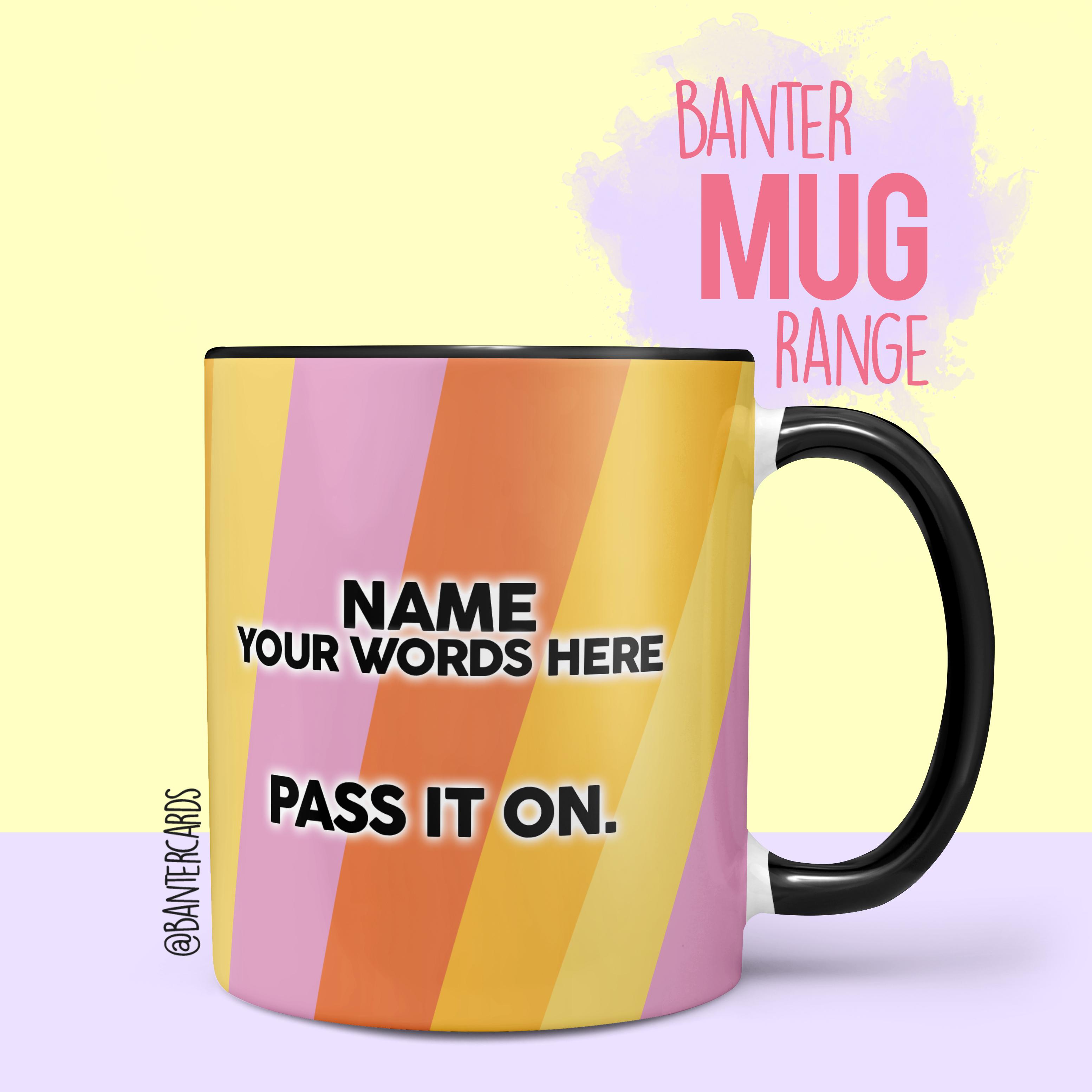 rude mugs,custom gift,custom mug Funny mugs,banter cards,banter mugs add any name ,Mug Bellend definition mug