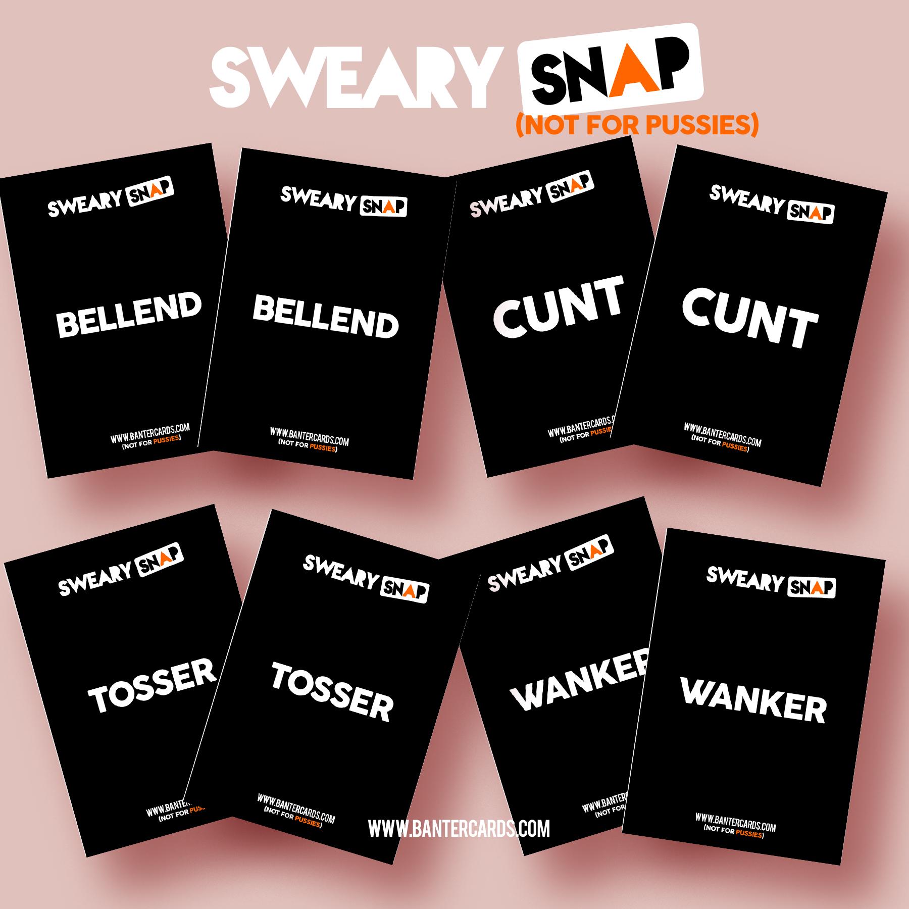 SHIT SNAP SNAP FUNNY GAME DRINKING GAME BANTER CARDS FUNNY