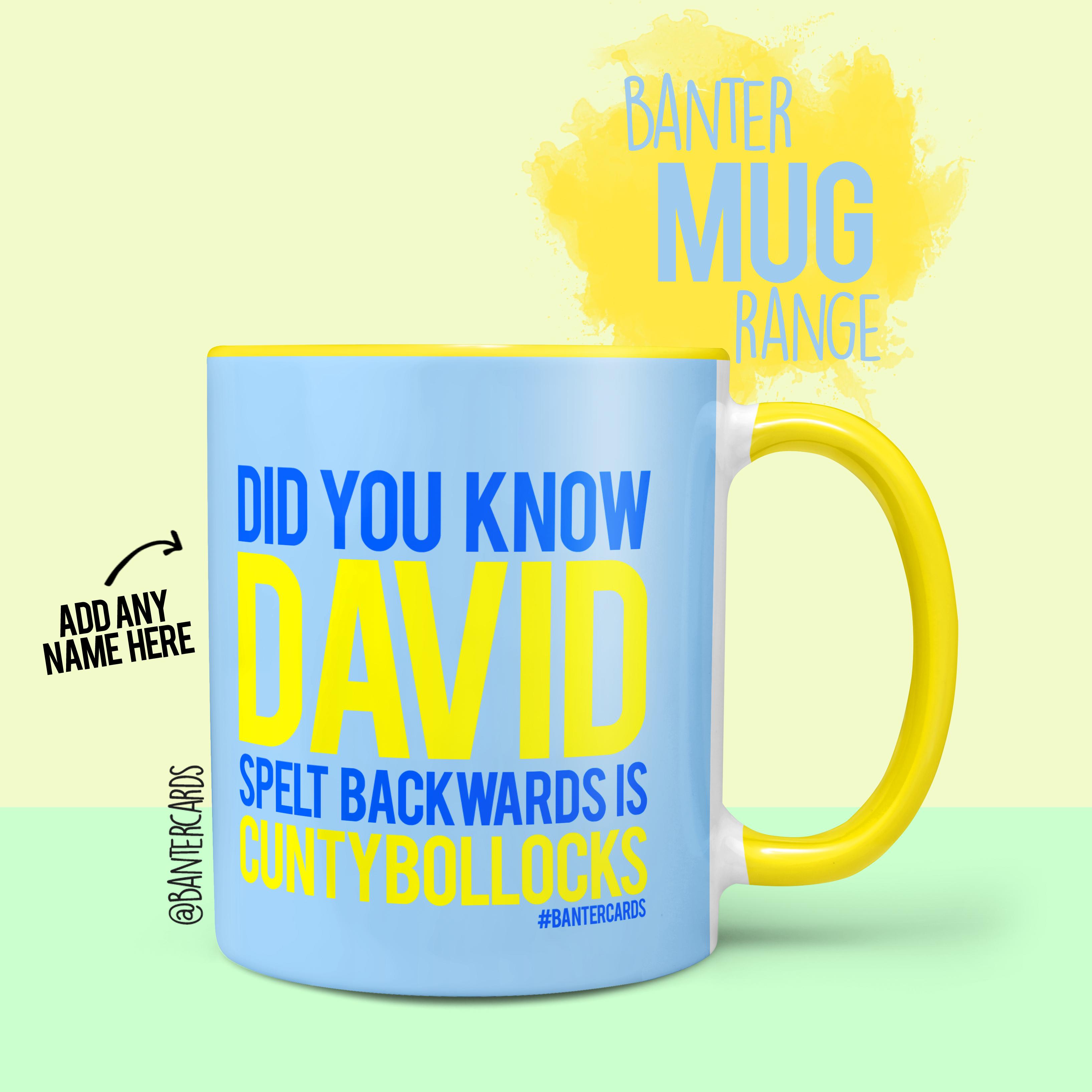 rude mugs,custom gift,custom mug Funny mugs,banter cards,banter mugs add any name ,Mug Bellend definition mug