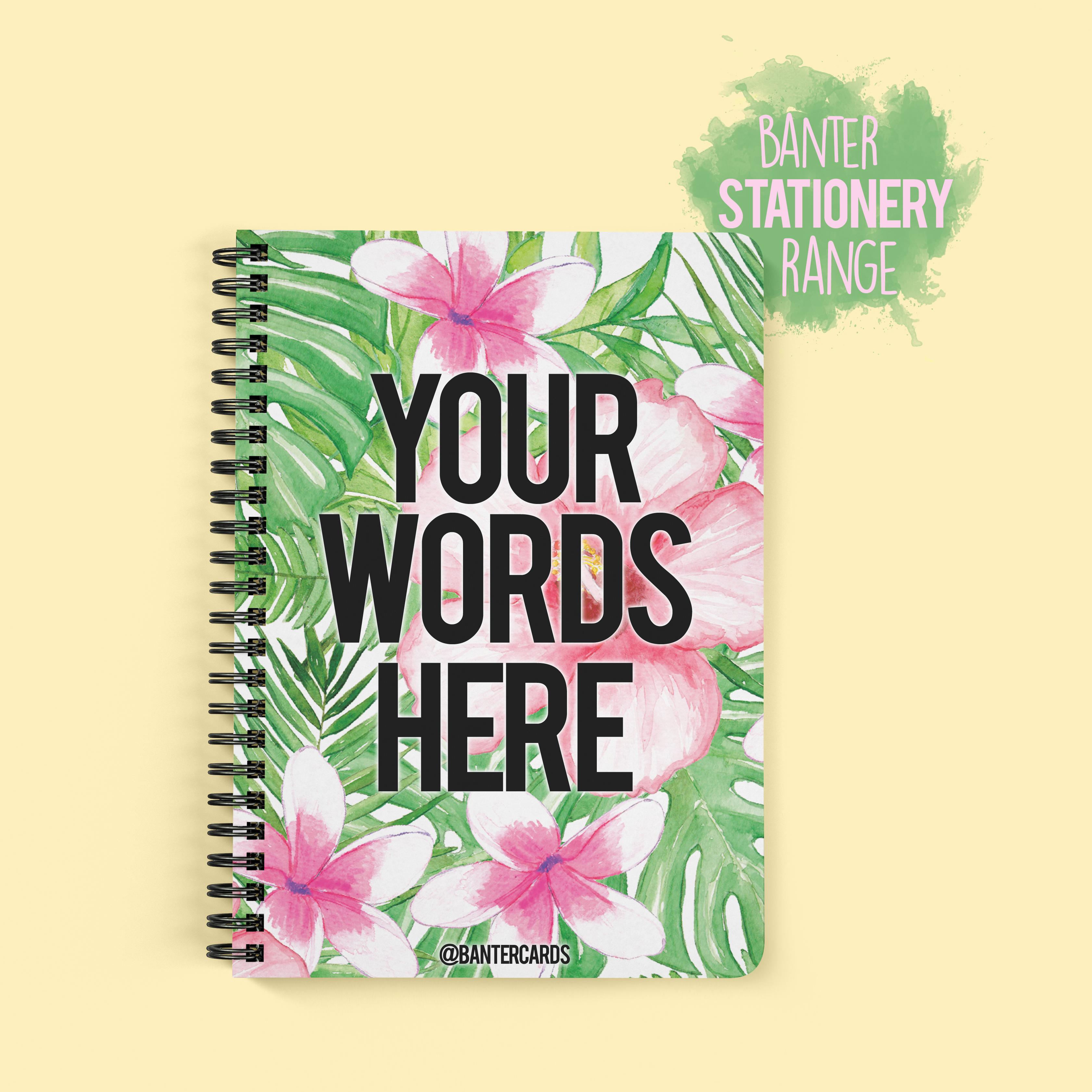 COMPLETELY CUSTOM PAPERBACK NOTEPAD FUNNY NOTEPAD