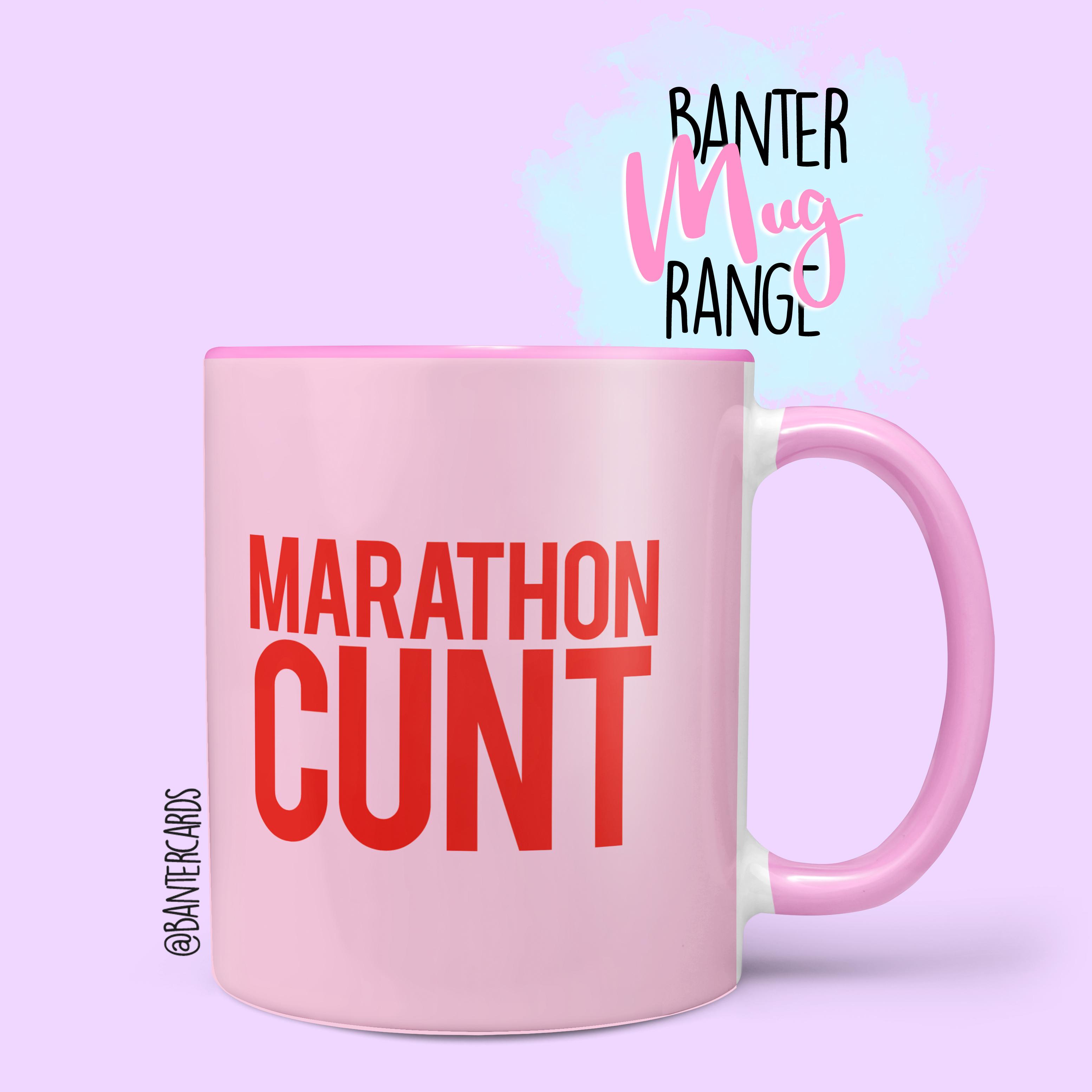 MARATHON CUNT FUNNY SOCKS RUDE SOCKS BANTER CARDS FUNNY GIFTS
