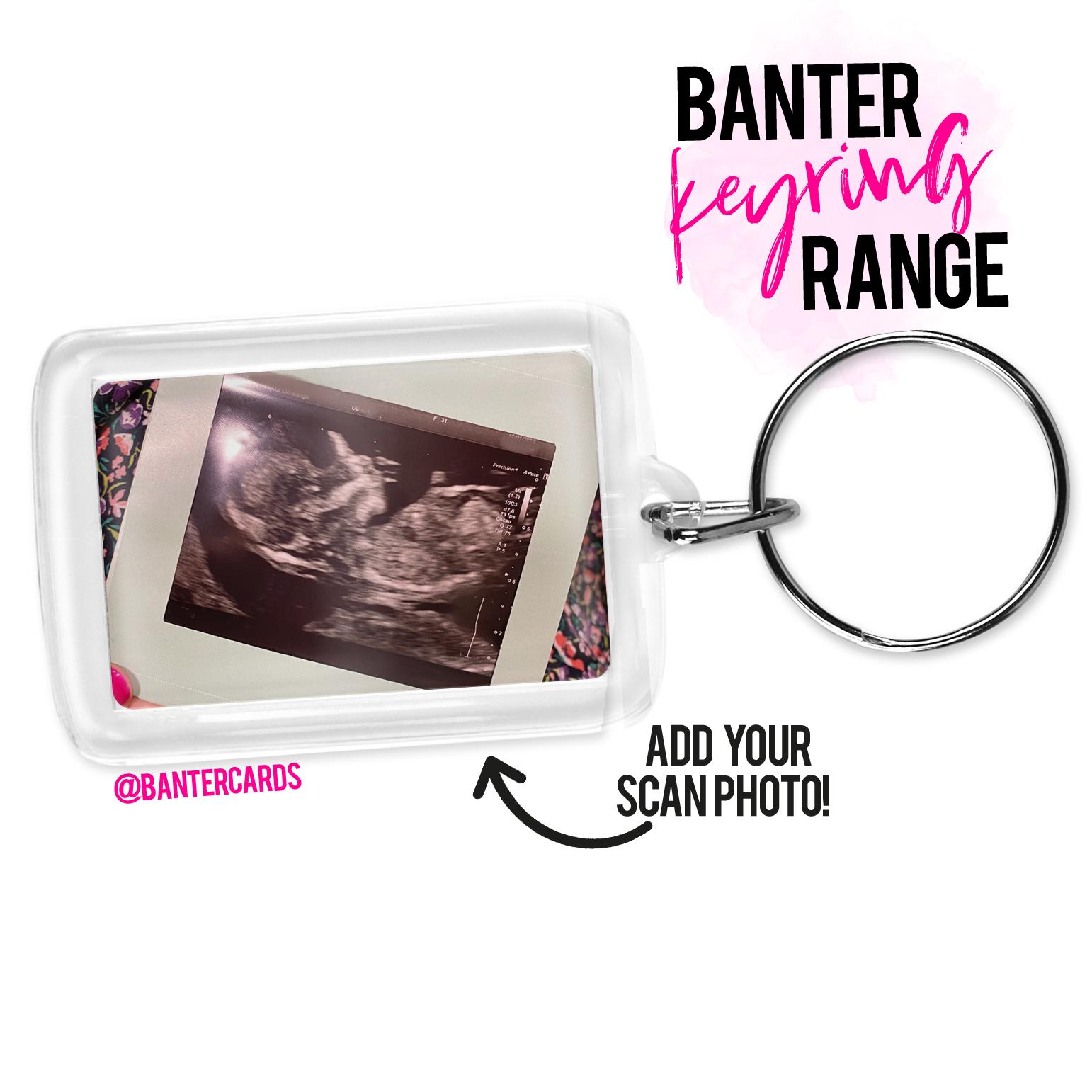 BANTER CARDS KEYRING FUNNY KEYRING FUNNY KEYRING CUSTOMISED GIFTS