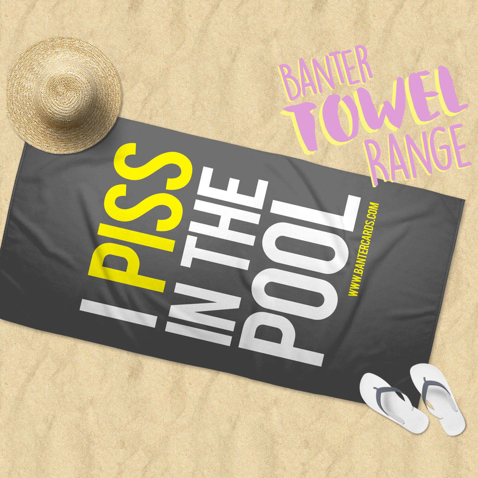 thumbnail interactive-video image 1 of The Hairy Legs Towel By BigMouth Inc – Funny Gag Gift For Men, Beach Bathroom Pool Novelty Blanket 1 of 6