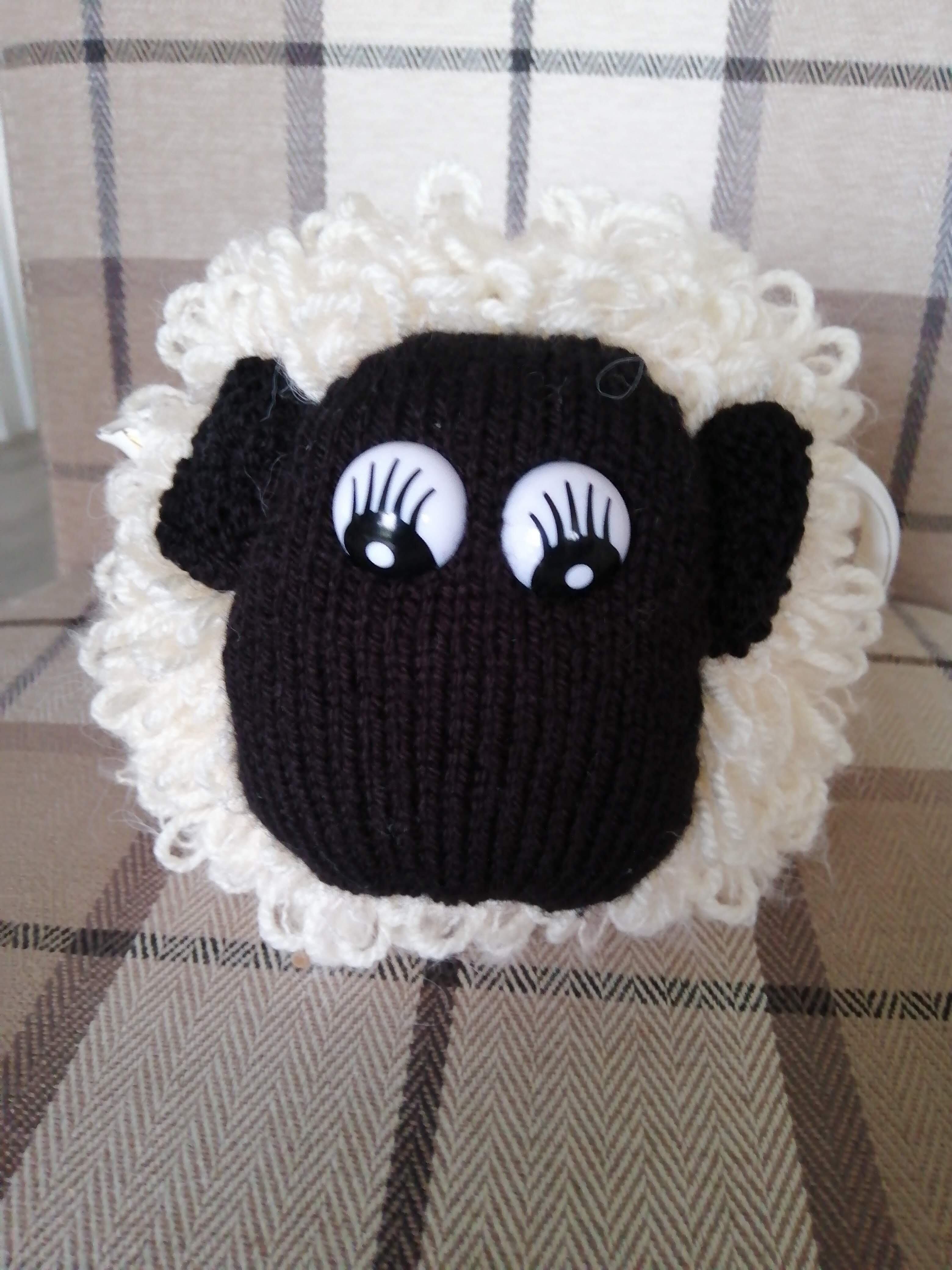 Sheep Hot Water Bottle Cover, Knitting Patterns