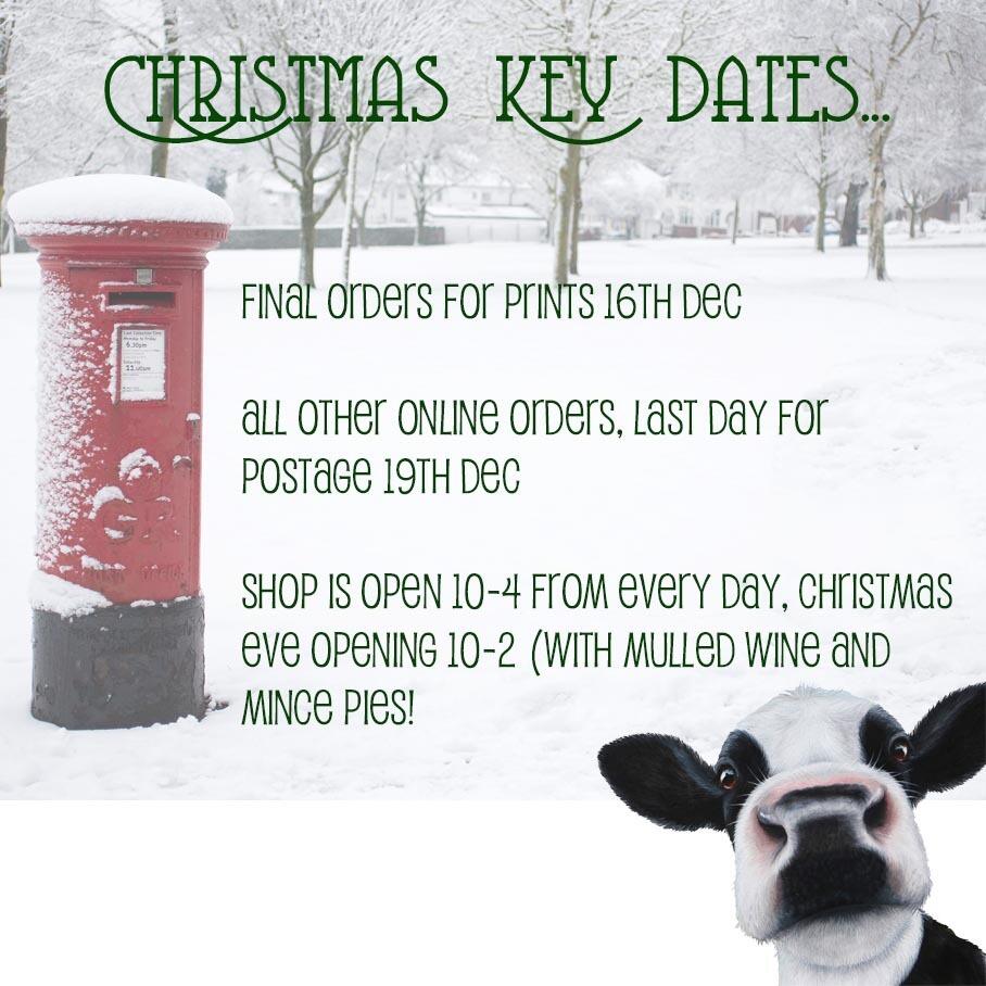 Key Dates for Christmas
