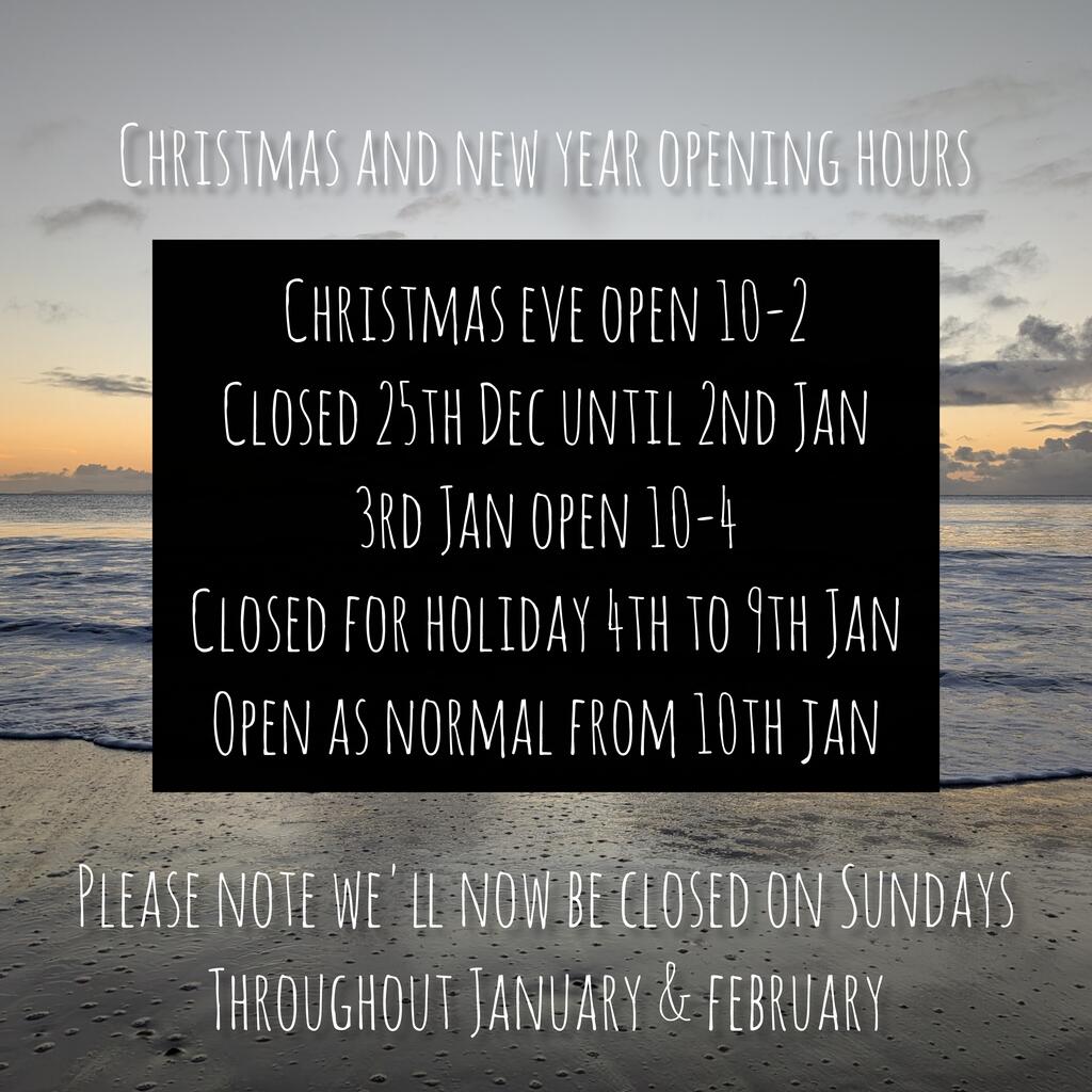 Christmas Opening Hours