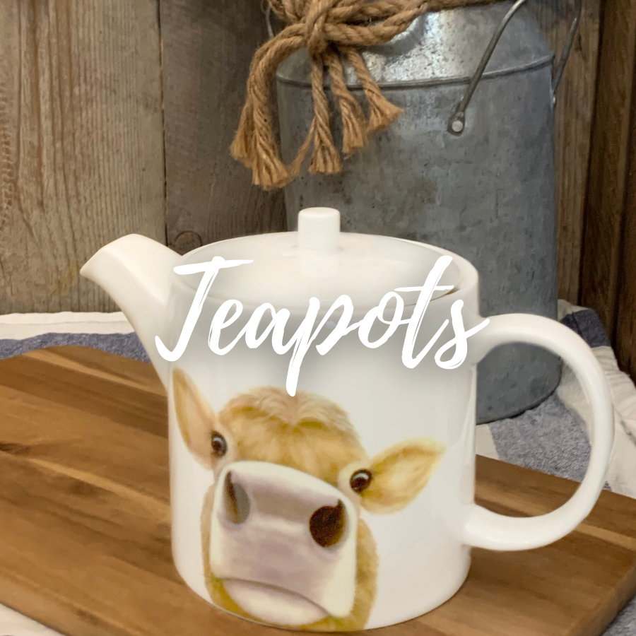 The Perfect Tea is made in a Lucy's Farm TeaPot