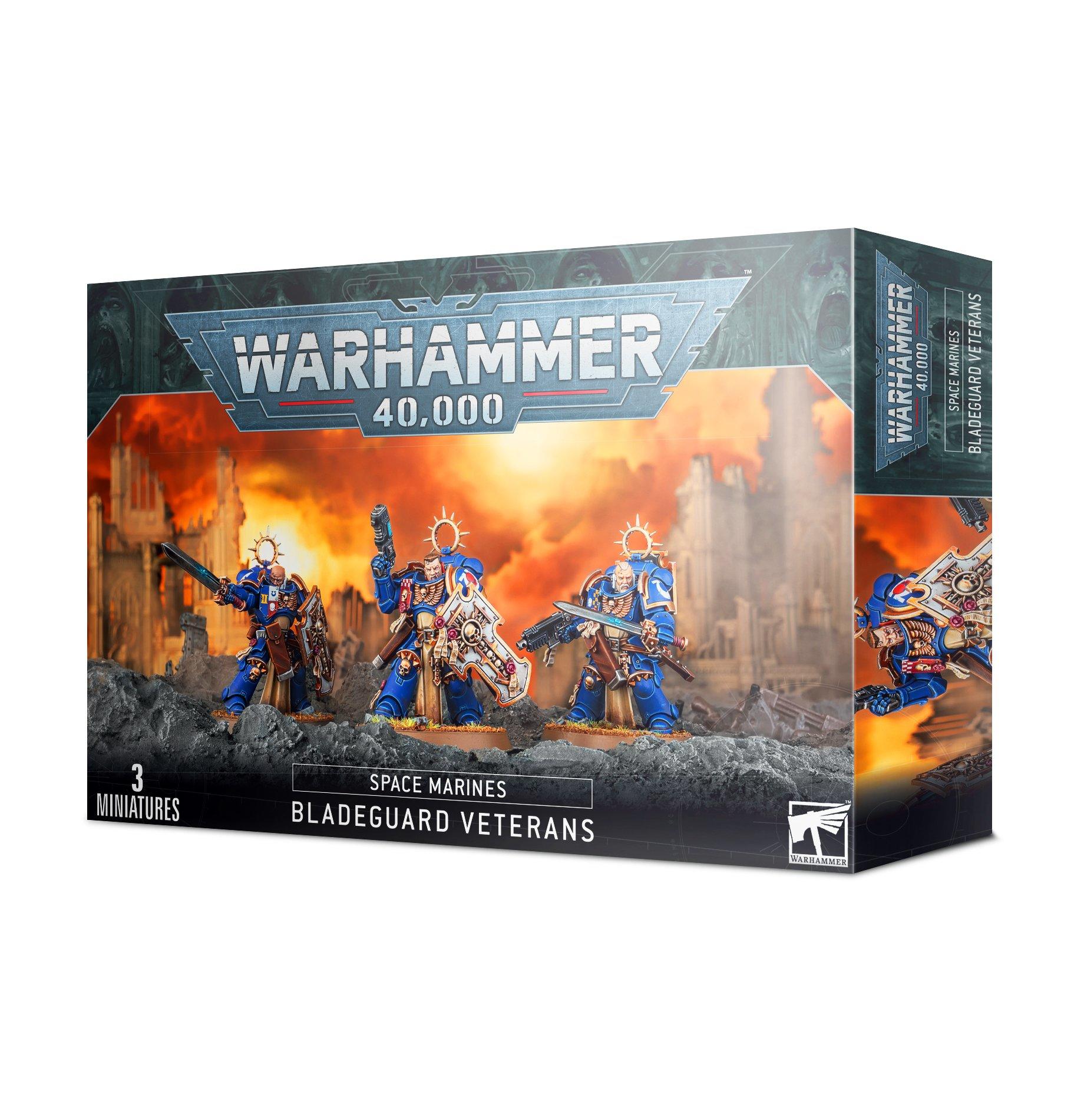 Warhammer 40k Space Marine Bladeguard Veterans - Gifts for Geeks Leicester