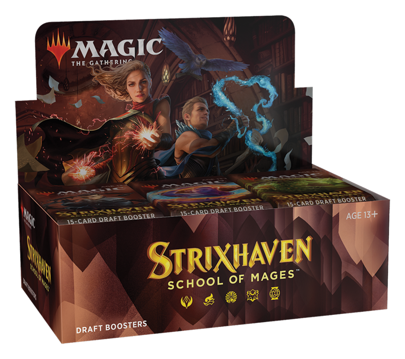MTG Strixhaven School of Mages Draft Booster Box & Buy a box / Promo