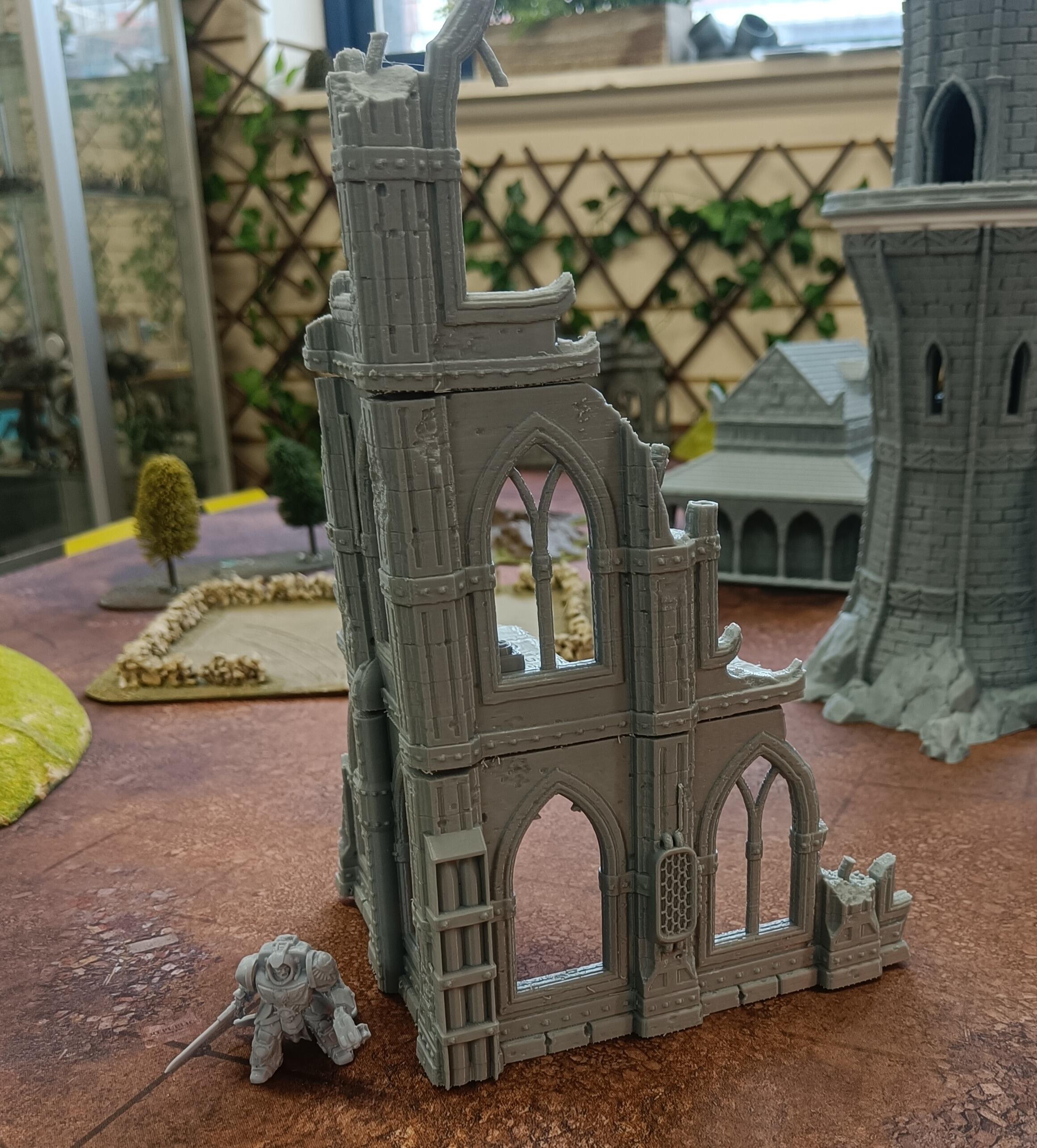 Domina Ferrum Sci-Fi Gothic Ruined Building 1 - Gifts for Geeks Leicester