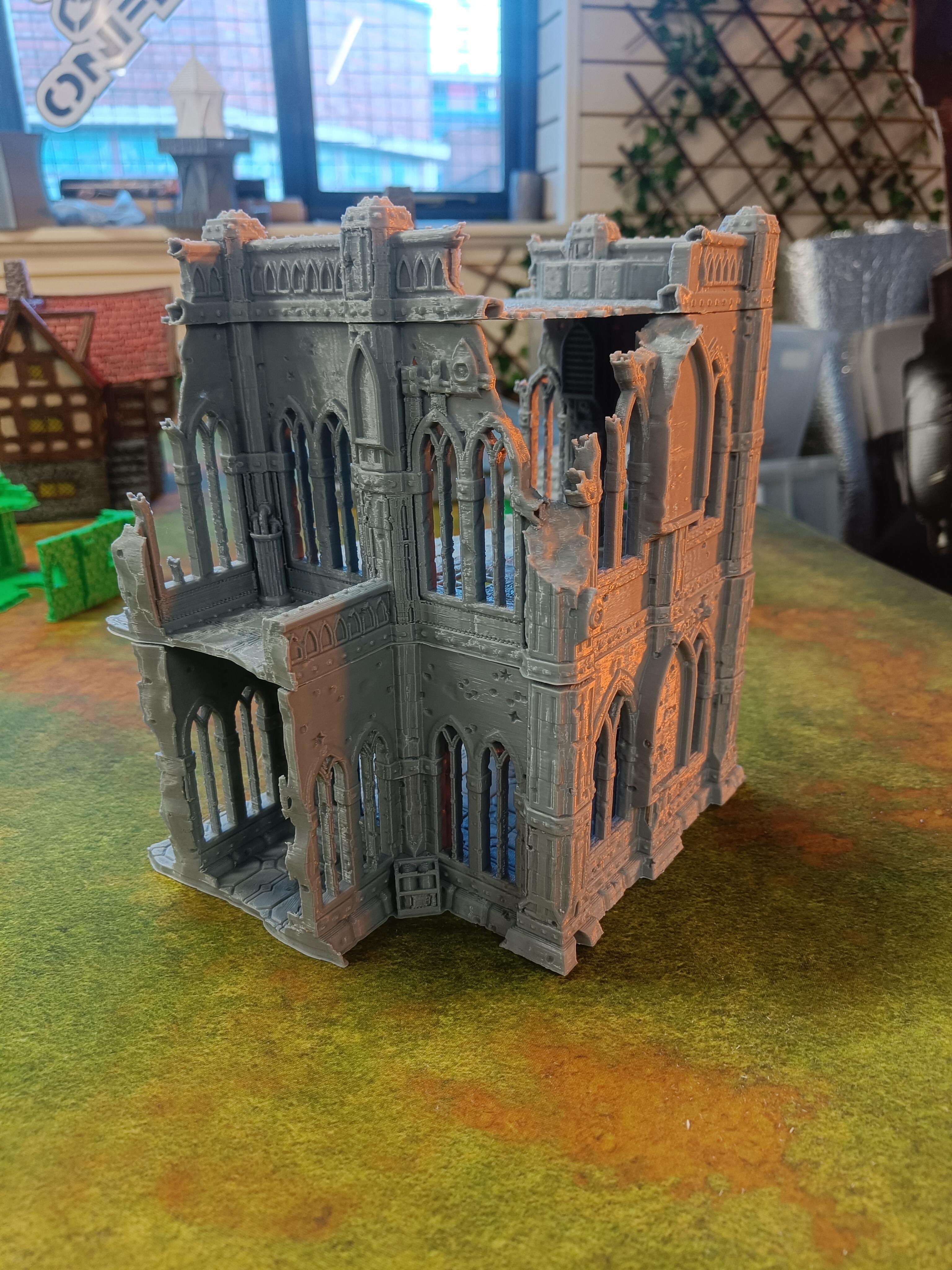 Domina Ferrum Sci-Fi Gothic Ruined Building 2 thumbnail