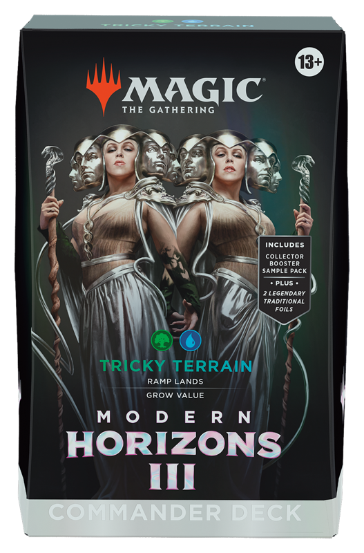 Modern Horizons 3 - Commander Deck Tricky Terrain - Gifts for Geeks Leicester