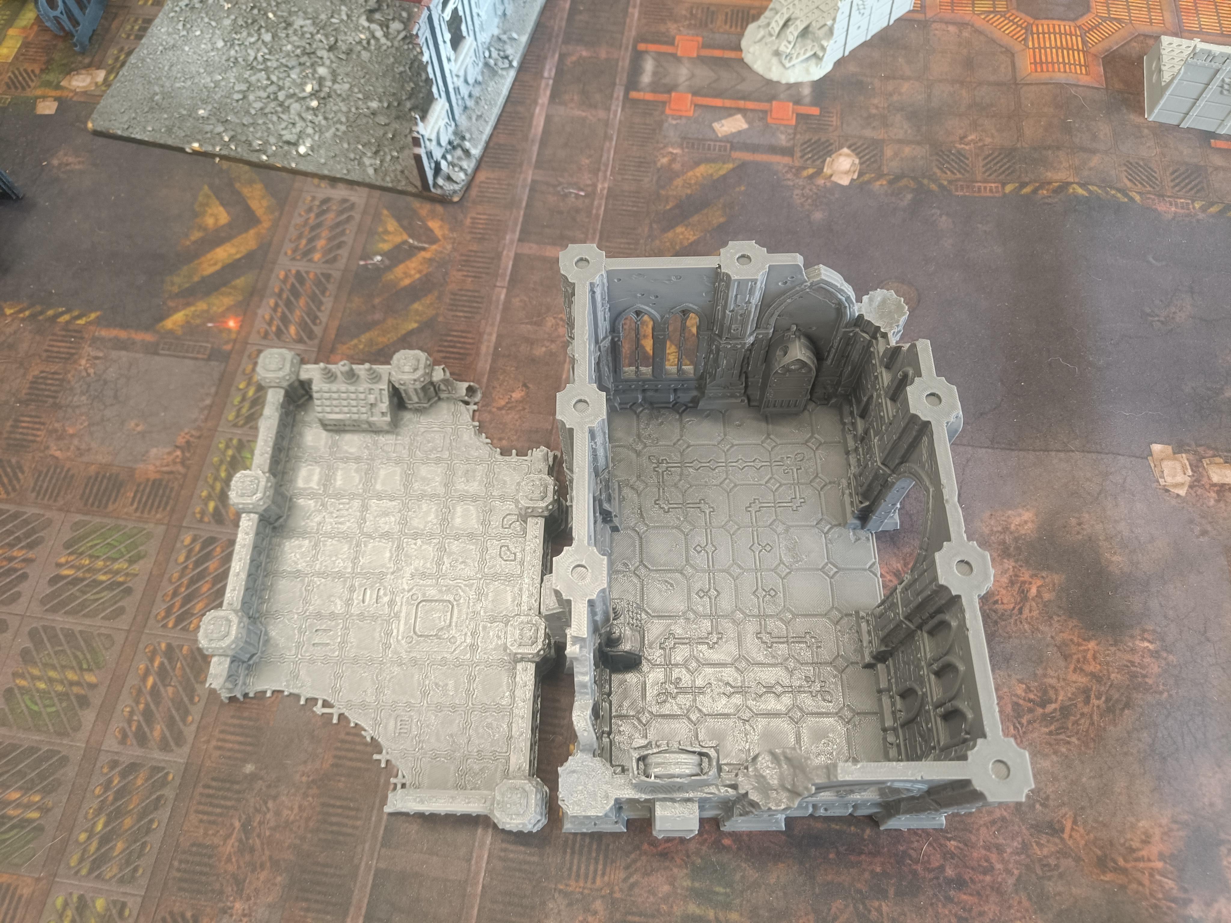 Domina Ferrum Sci-Fi Gothic Ruined Building 3 - Gifts for Geeks Leicester