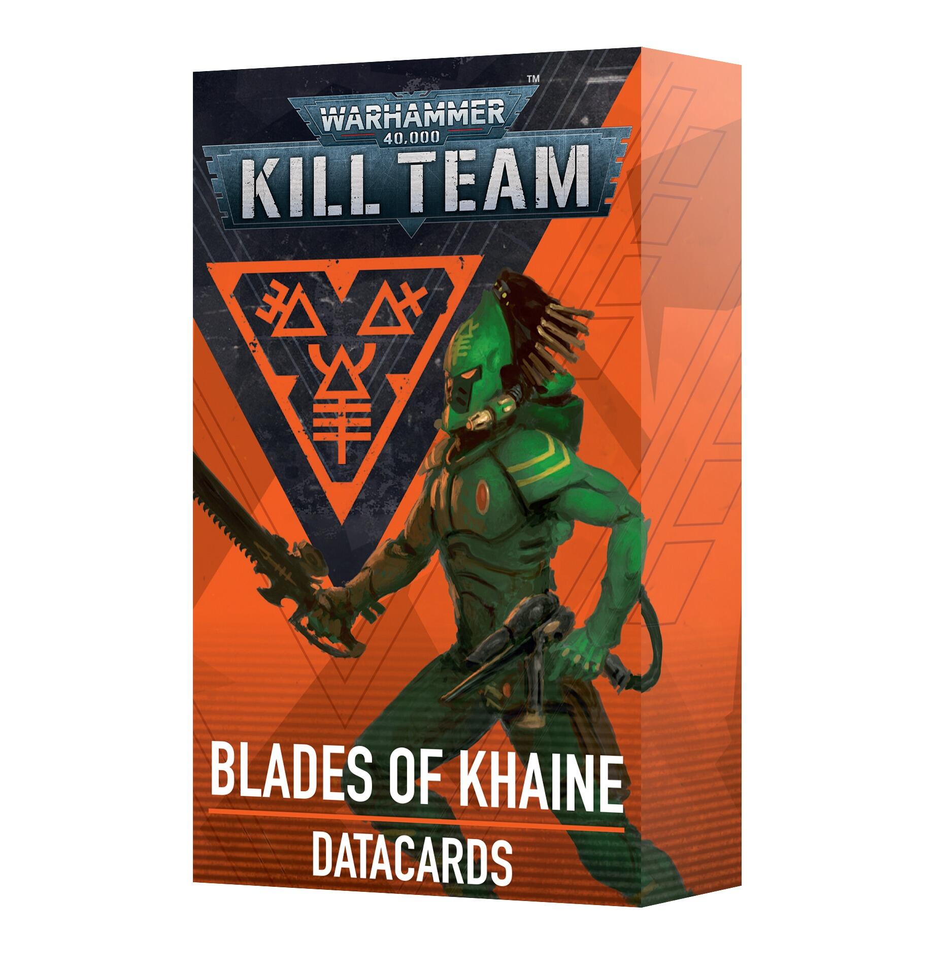 KILL TEAM DATACARDS: BLADES OF KHAINE (ENG) - Gifts for Geeks Leicester