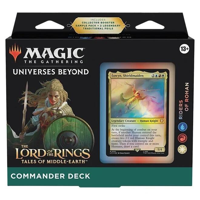The Lord Of The Rings - Tales Of Middle-Earth - Commander Deck - Riders Of Rohan - Gifts for Geeks Leicester