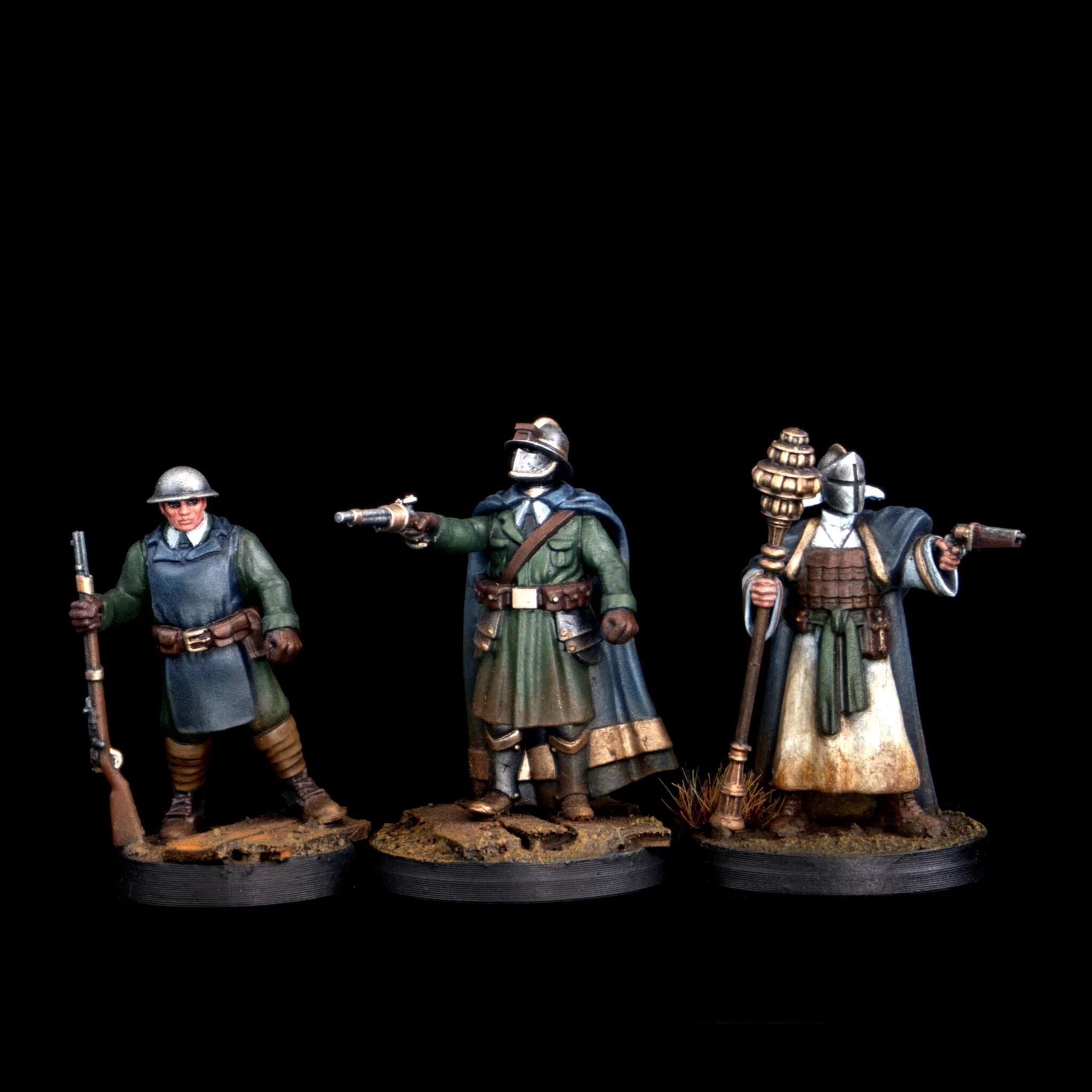 Wargames Atlantic The Trench Missionaries 11 Model Set - Gifts for Geeks Leicester