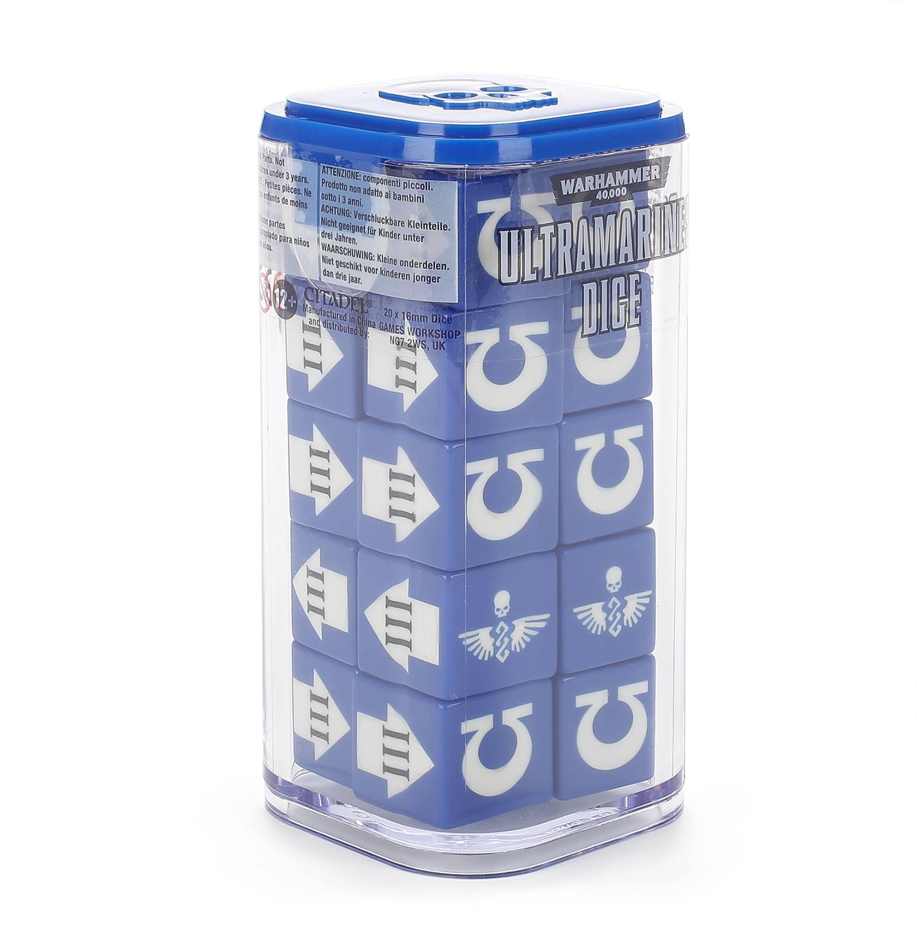 SPACE MARINES: ULTRAMARINES DICE - Gifts for Geeks Leicester