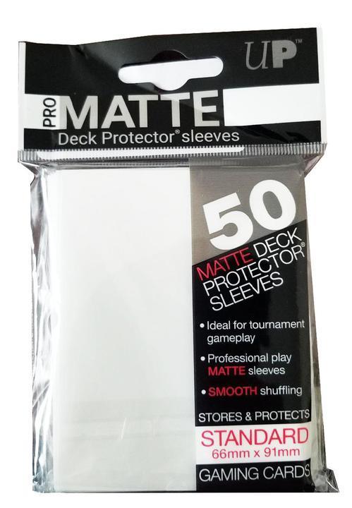 Ultra Pro Pack of 50 Standard Sized Sleeves: White thumbnail