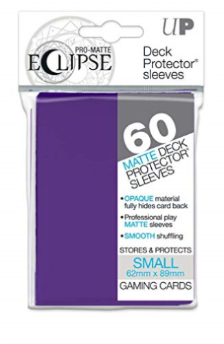 PRO-MATTE ECLIPSE ROYAL PURPLE SMALL SLEEVES (60) JAPANESE SIZE - Gifts for Geeks Leicester
