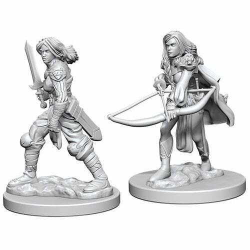Pathfinder Battles Deep Cuts Unpainted Miniatures (Wave 1) - Human Female Fighter thumbnail
