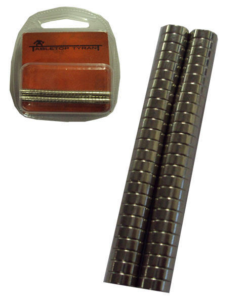 5mm x 2mm Rare Earth Disc Magnets For Models (50 pcs) - Gifts for Geeks Leicester