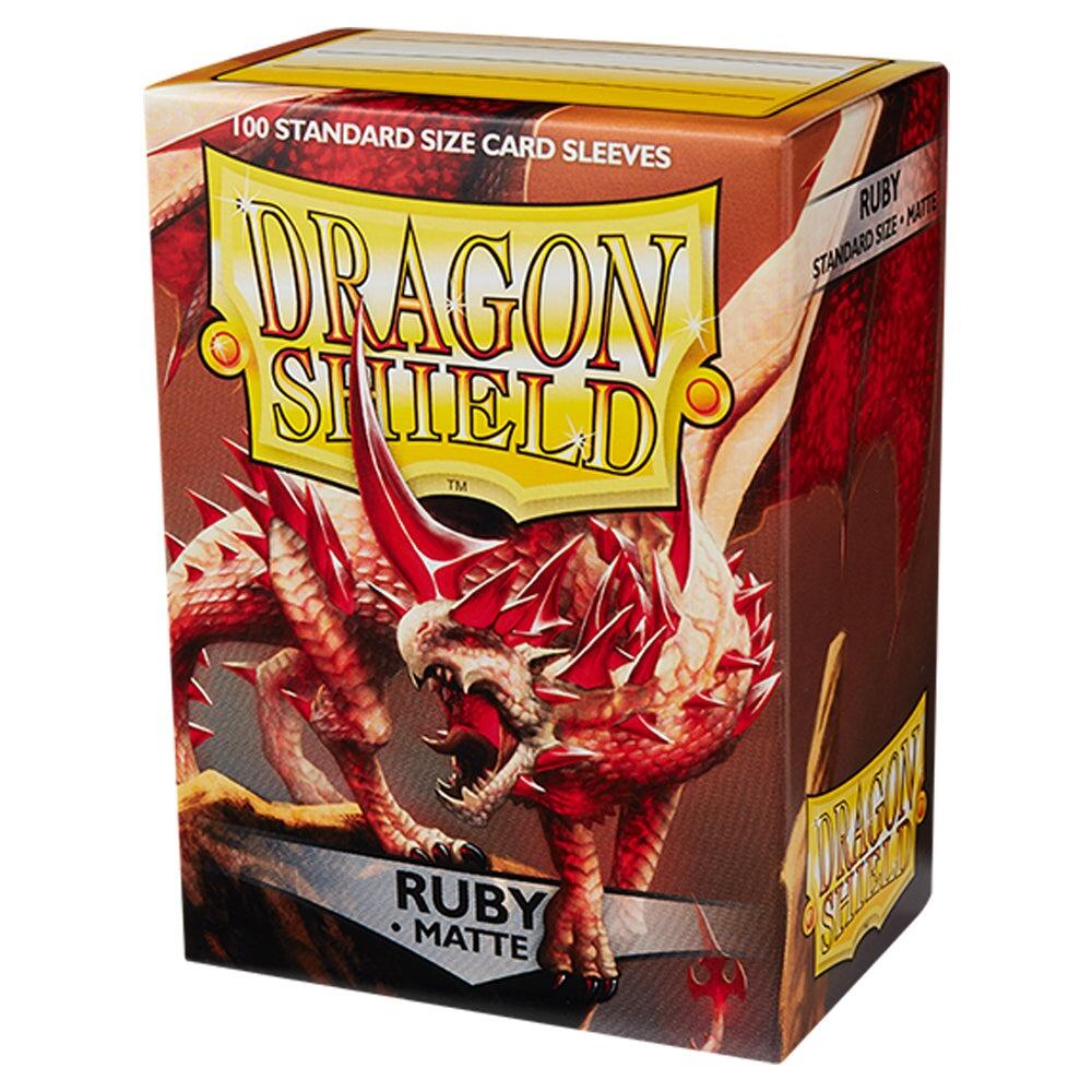 Dragon Shield Sleeves Matte Ruby (100) - Gifts for Geeks Leicester
