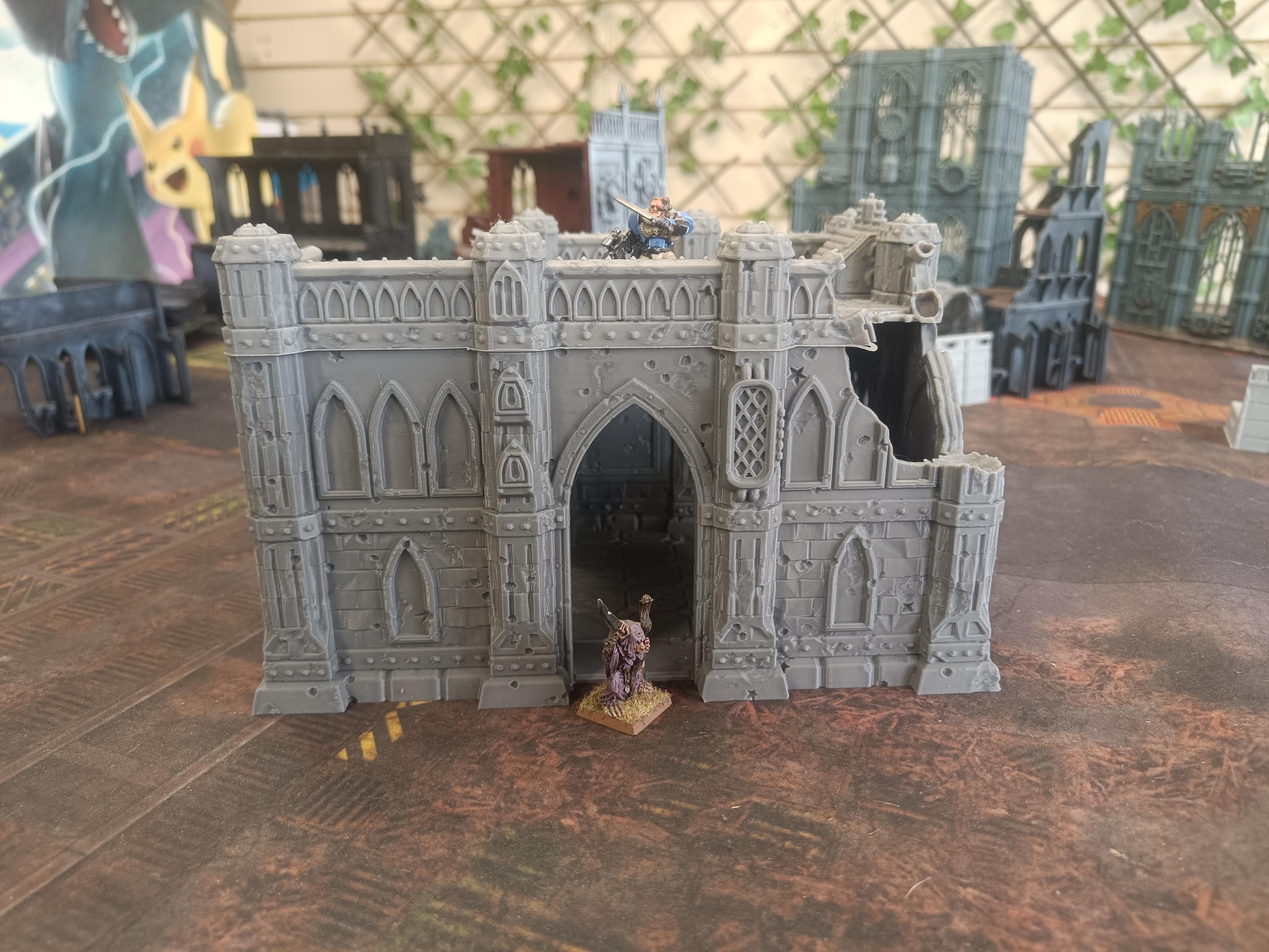 Domina Ferrum Sci-Fi Gothic Ruined Building 3 - Gifts for Geeks Leicester